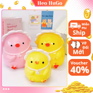  Heo đất ống tiết kiệm tiền gà con mini siêu xinh trang trí quà tặng 