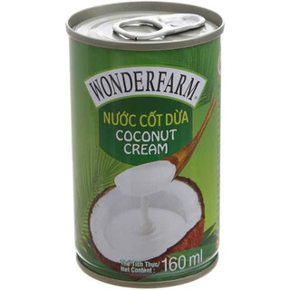 Nước Cốt Dừa Wonderfarm Lon 160ml
