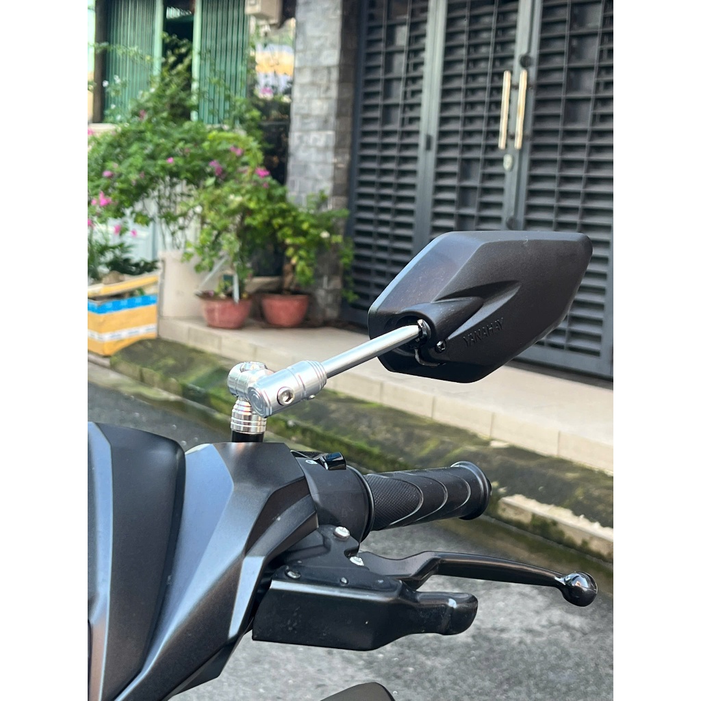 [ EX150 xoay 360 trái, phải] Gương, kiếng chiếu hậu kiểu EX150 xoay 360 độ lắp xe điện, Cub học sinh