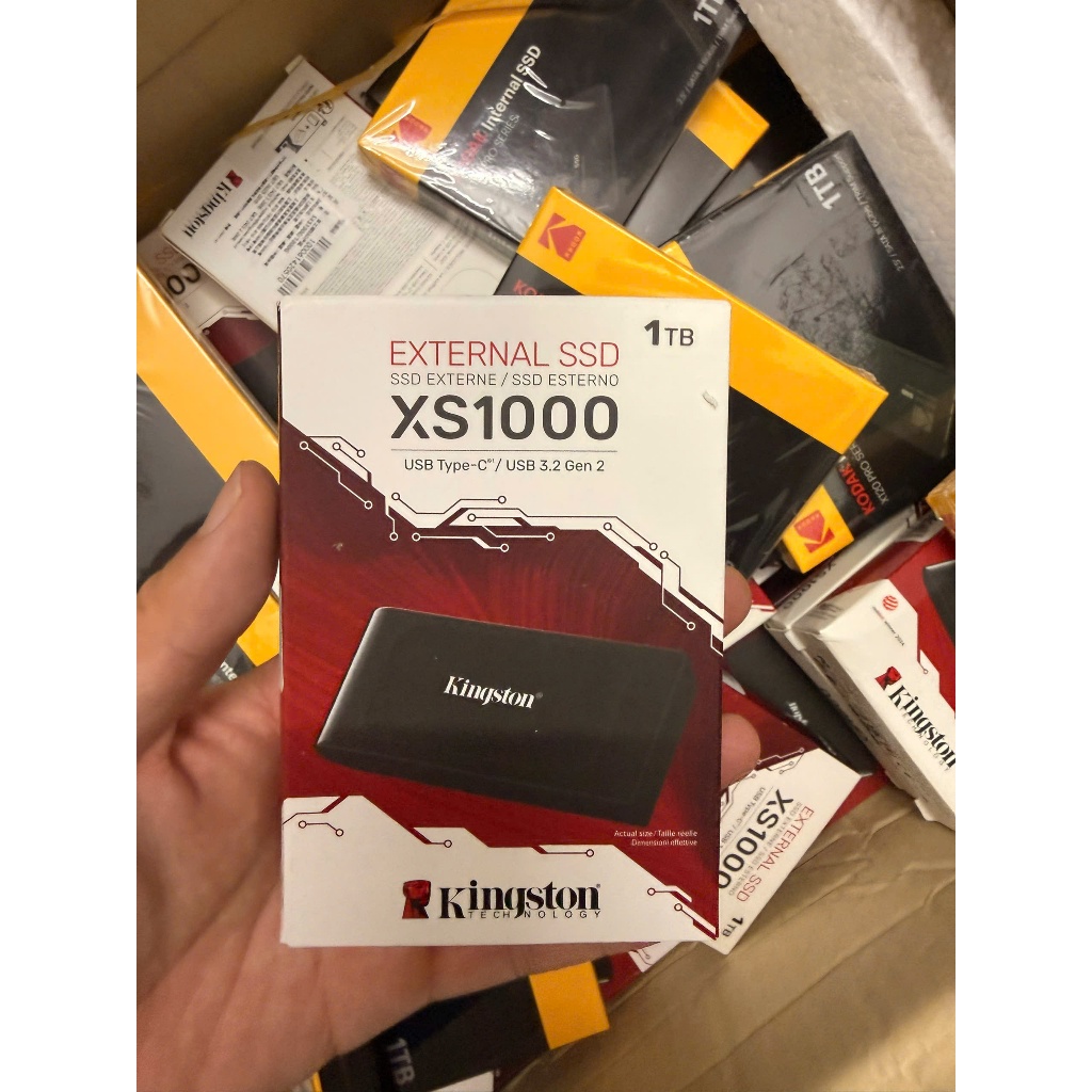 [New box 100%, siêu rẻ]Ổ cứng di động WD my passport, wd element, ổ ssd di động Kingston 1TB