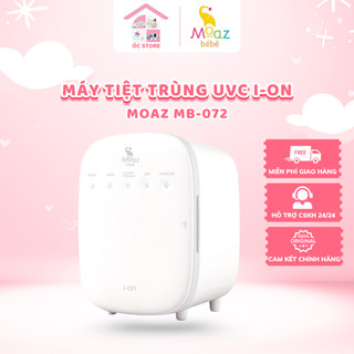 Máy tiệt trùng UVC ION Moaz bebe mb072 MB072 sấy khô bảo quản bình sữa bảo hành 12 tháng