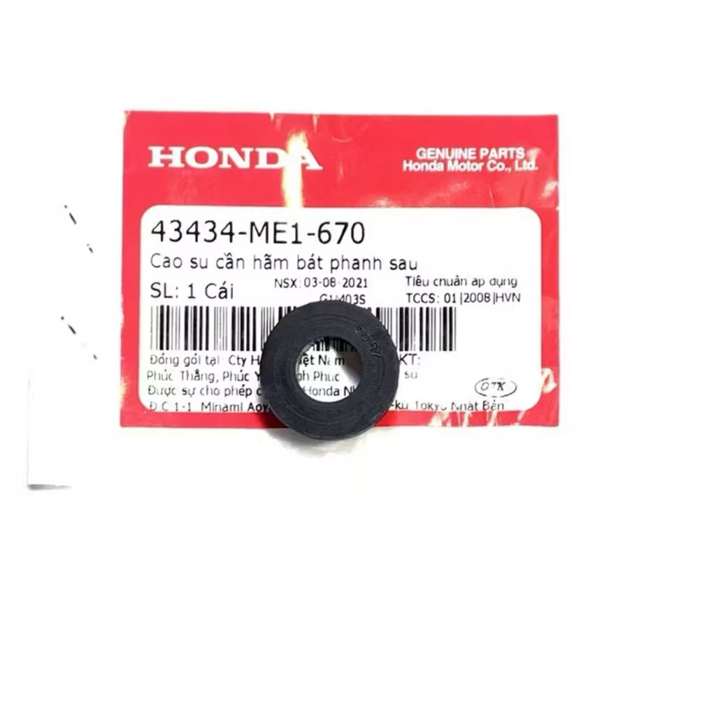 Cao su cần hãm bát phanh sau HONDA nhiều dòng xe  _(43434-ME1-670)