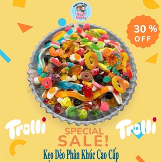 Kẹo Dẻo Đức - Chính Hãng Trolli, Mix 45 Vị, Kẹo Dẻo Nhập Khẩu Hương Vị Trái Cây, Không Chảy Nước