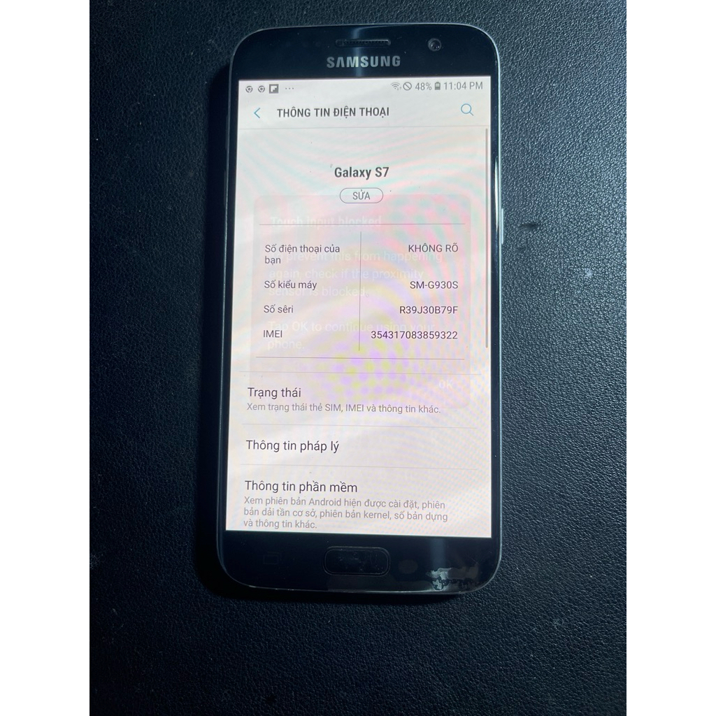 Xác điện thoại Samsung S7