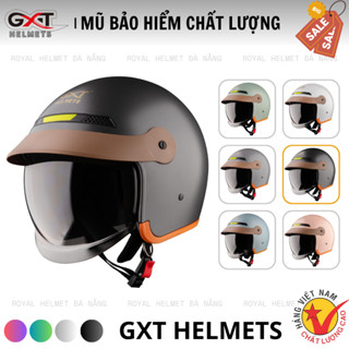  Mũ bảo hiểm 3 4 GXT m139 kính âm cao cấp nón bảo hiểm 3 4 có kính ẩn giấu kính chống xước chống nước mưa 