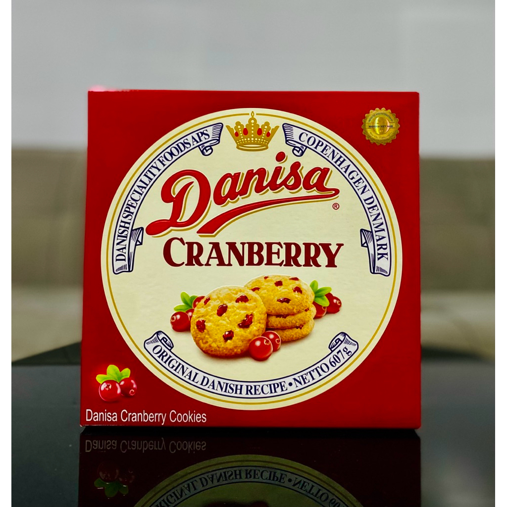 Bánh Quy Bơ Danisa Nam Việt Quất Hộp 607g