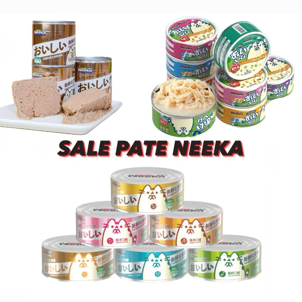 [Hoả tốc](Thùng 24 lon) Pate NEEKA / SC - GRAVY / MOUSSE cho chó mèo - GogiMeowMart