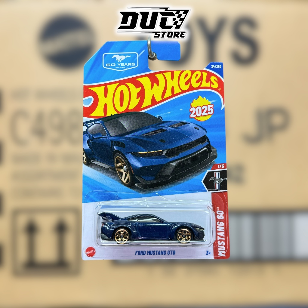 ducstore Xe mô hình JBB93 Hot Wheels Ford Mustang GTD - basic P case 2025