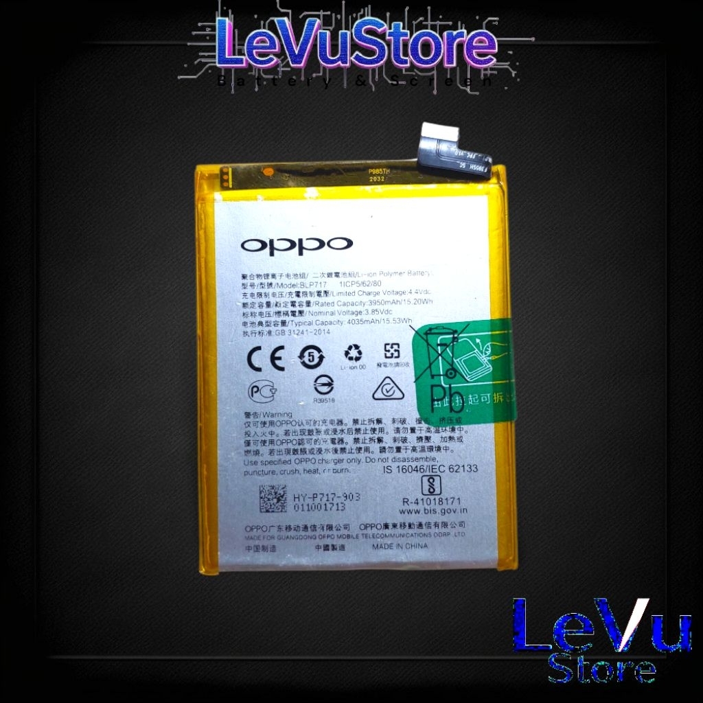 Pin Oppo Reno Z [BLP717 / 4035mAh] Không Seal
