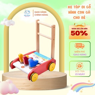 Xe Gà Tập Đi Bằng Gỗ Cho Bé – Xe Tập Đi Gỗ Cao Cấp