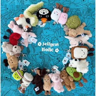 [ Chính hãng ] Móc khoá bag charm thỏ gấu bông Jellycat new tag, liên hệ shop để thêu tên theo yêu cầu ( Hỏa tốc HCM )
