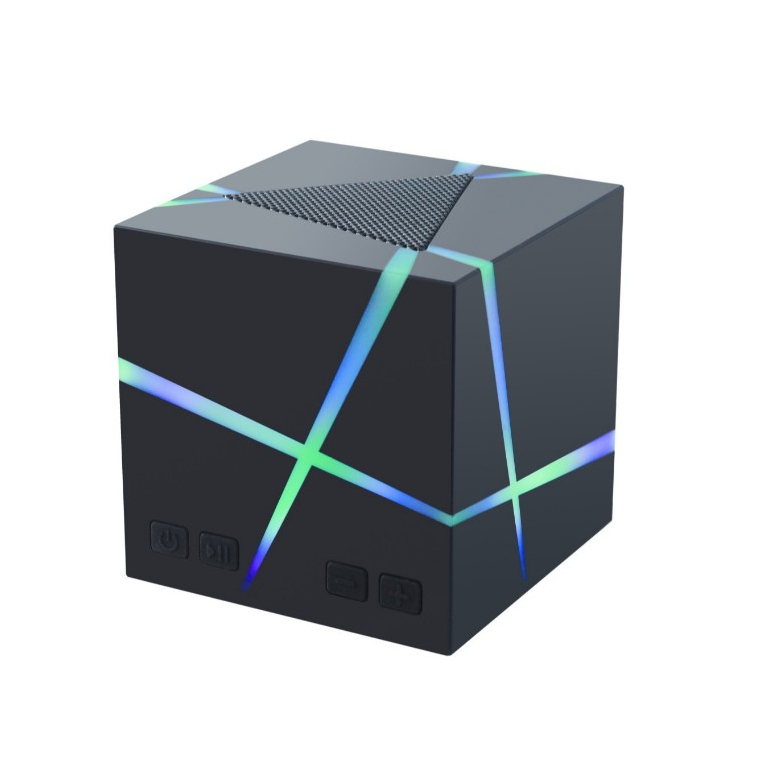 Loa bluetooth không dây lập phương H8 mini cầm tay công suất lớn, âm thanh hay, led nháy theo nhạc- REMI OFFICIAL