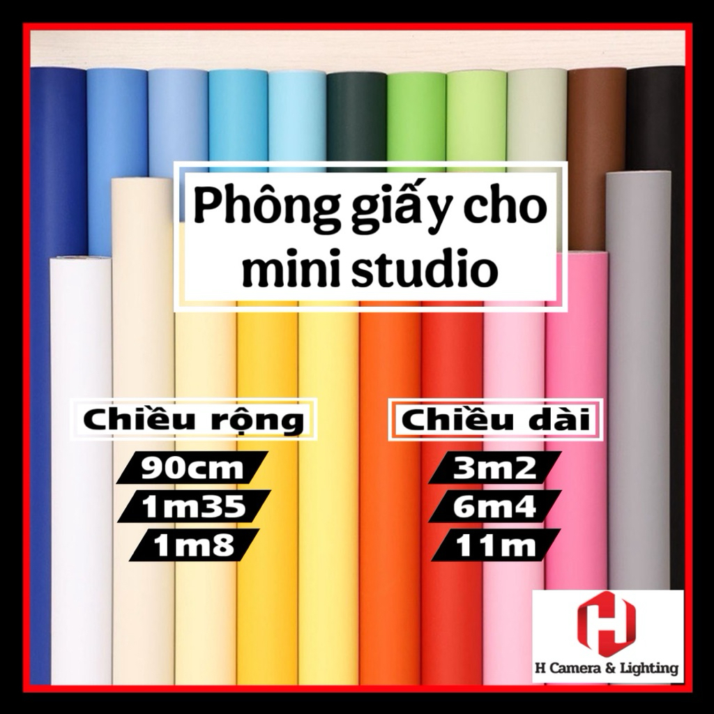 Phông giấy chụp ảnh size (90cm-1m35-1m8] Chụp Ảnh Beauty, Lookbook, Livestream Nhiều Màu, phông nền chụp ảnh