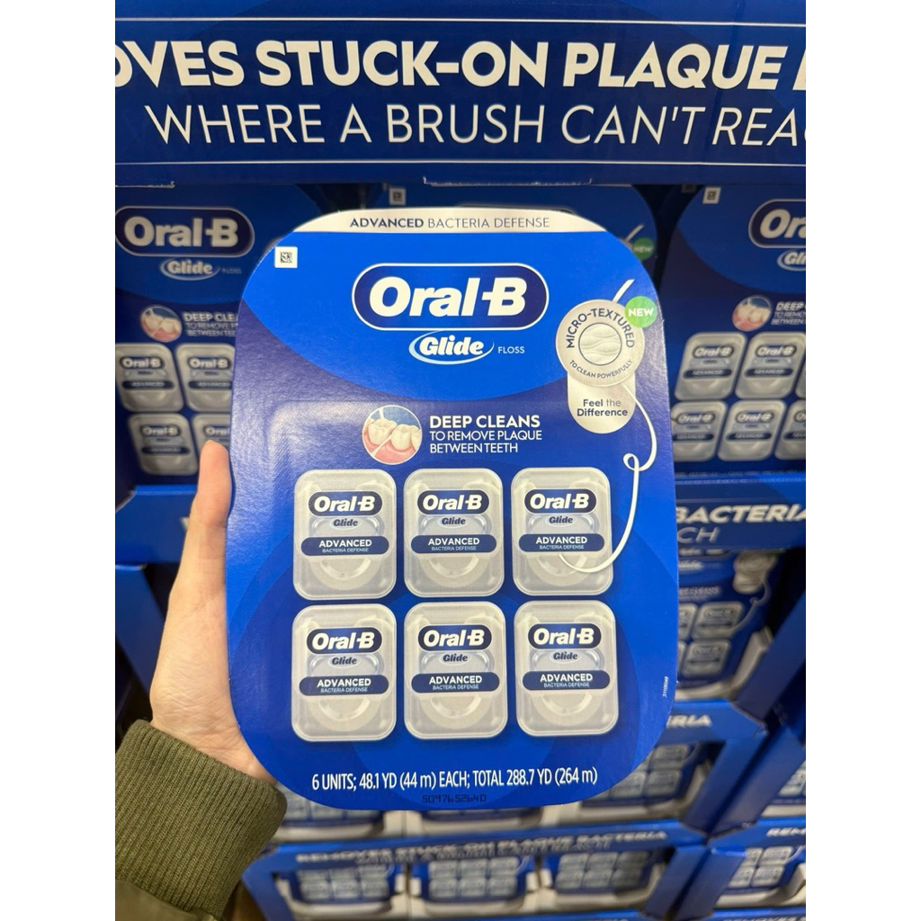 ( BILL MỸ ) Chỉ nha khoa Oral-B Glide Advanced 44m ( MẪU MỚI NHẤT CỦA HÃNG )