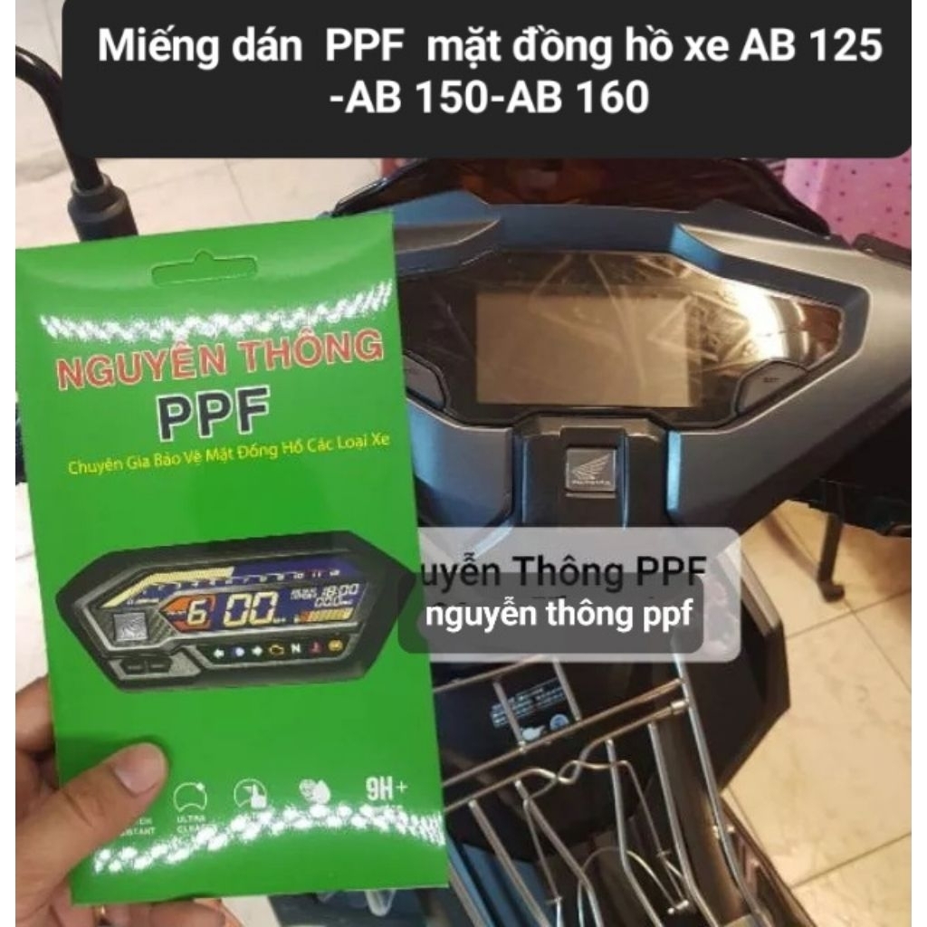 Miếng dán PPF mặt đồng hồ xe AB 2020 đến AB 2025,Ab 125,Ab 150,Ab 160.từ 2020_2025.