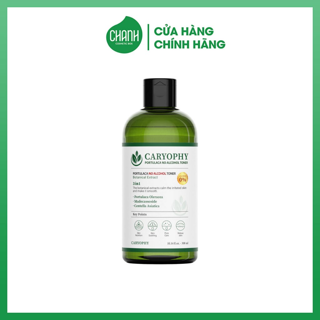 Nước hoa hồng CARYOPHY PORTULACA TONNER 300ML
