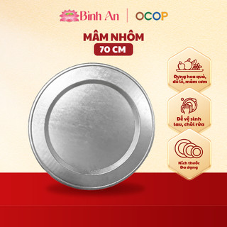  Mâm nhôm đường kính chuẩn 70cm,hàng loại 1 dùng để ăn cơm ăn lẩu gia đình đông người 
