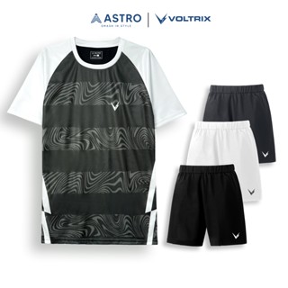 Áo Quần Cầu Lông, Bộ Quần Áo Pickleball, Vải Poly Ánh Kim Thoáng Khí VOLTRIX Mã VOLT27