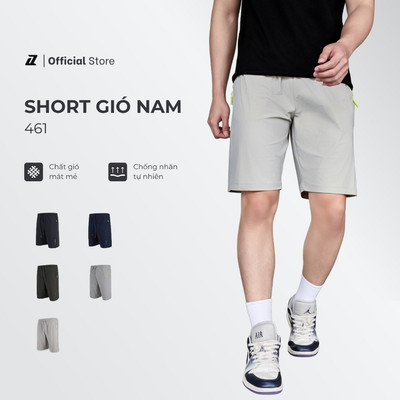 Quần đùi gió nam AUZED cao cấp chất gió mỏng nhẹ, nhanh khô, thoáng khí 5QH 461-B