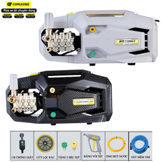  Máy Rửa Xe Chuyên Nghiệp Corleone G800 3000W 135 Bar 10L Phút Lõi Đồng Ti Sứ Cao Cấp 
