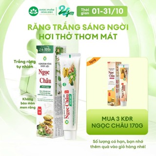 Kem Đánh Răng Dược Liệu Ngọc Châu Trắng Sáng 170g
