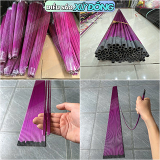  Nan cacbon tím làm diều 85cm  1m1 1m25 1m4 