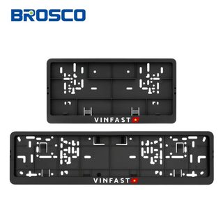 Combo bộ 2 khung bảo vệ biển số ô tô nhựa PP Brosco – dành cho Vinfast VF3