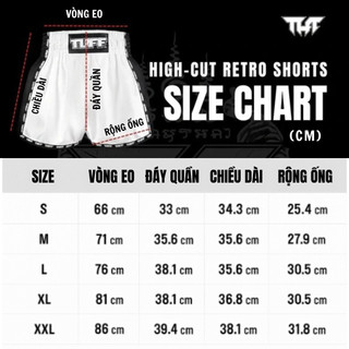 Quần TUFF Muay Thai cao cấp chính hãng Thái Lan