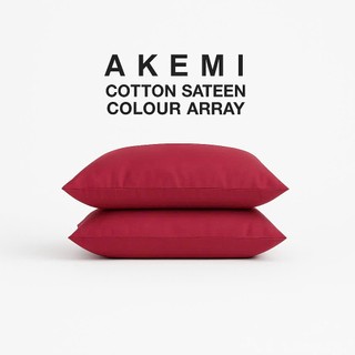 Combo 2 Vỏ Gối Nằm Akemi Cotton Select Colour Array size 51 x 76cm 100% Cotton Sateen