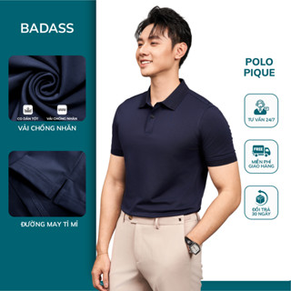 Áo Polo Nam Trơn BADASS Năng Động, Trẻ Trung, Tay Bo Nam Tính, Thanh Lịch - POTOL516