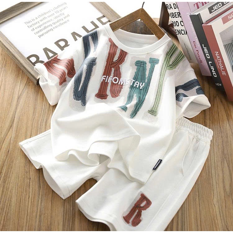 Bộ AL cho bé trai, bộ quần áo size đại cho bé trai ( BỘ FIFO )