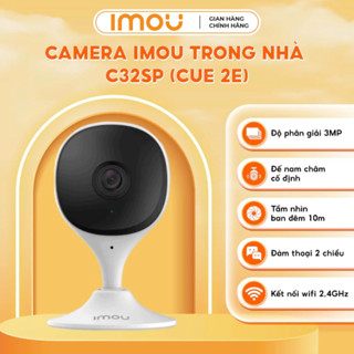  Camera Wifi IMOU Cue 2E C32SP 3MP 2K Góc Rộng Trong Nhà Chính Hãng - Đế Nam Châm Đàm Thoại 2 Chiều Thông Báo Báo Động 
