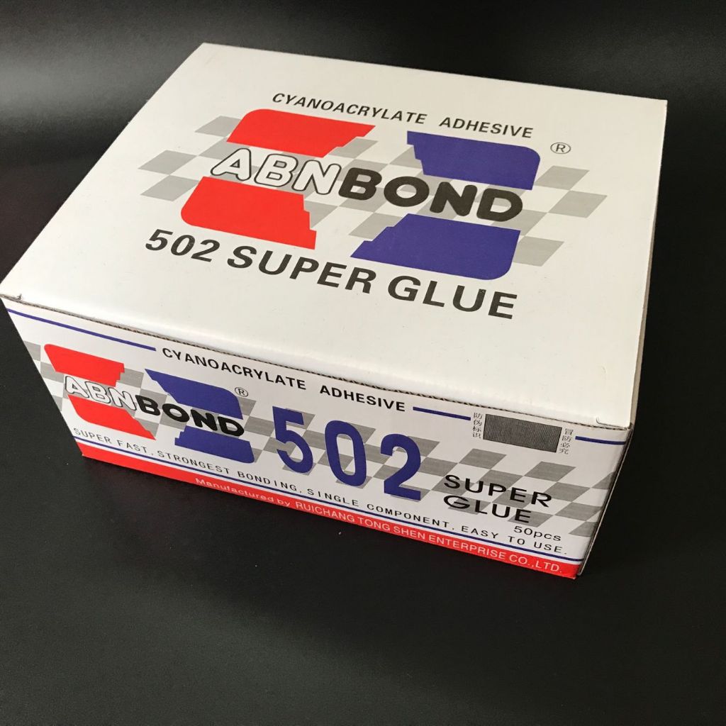 Thùng 50 hộp keo dán 502 siêu dính, keo con voi dán sắt chai 5ml dính chắc, khô nhanh