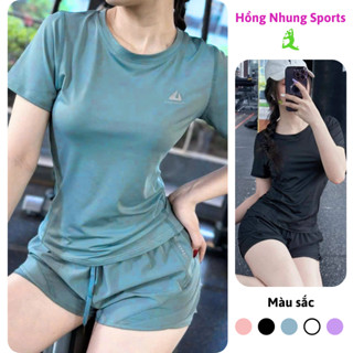 Bộ tập, đồ tập Gym nữ, bộ quần áo tập Yoga, bộ thể thao cộc 2 lớp có túi kéo khoá B10