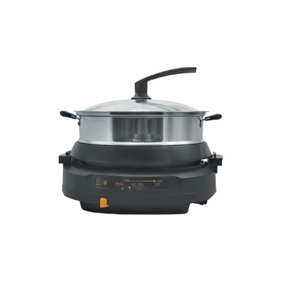 Nồi Lẩu Nướng Điện Tròn Đa Năng Kuchenzimmer 2.8L, Công Suất 1300–1600W – 013789