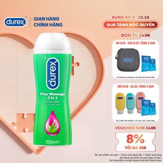 Gel bôi trơn Durex Play Massage gốc nước 200ml/chai