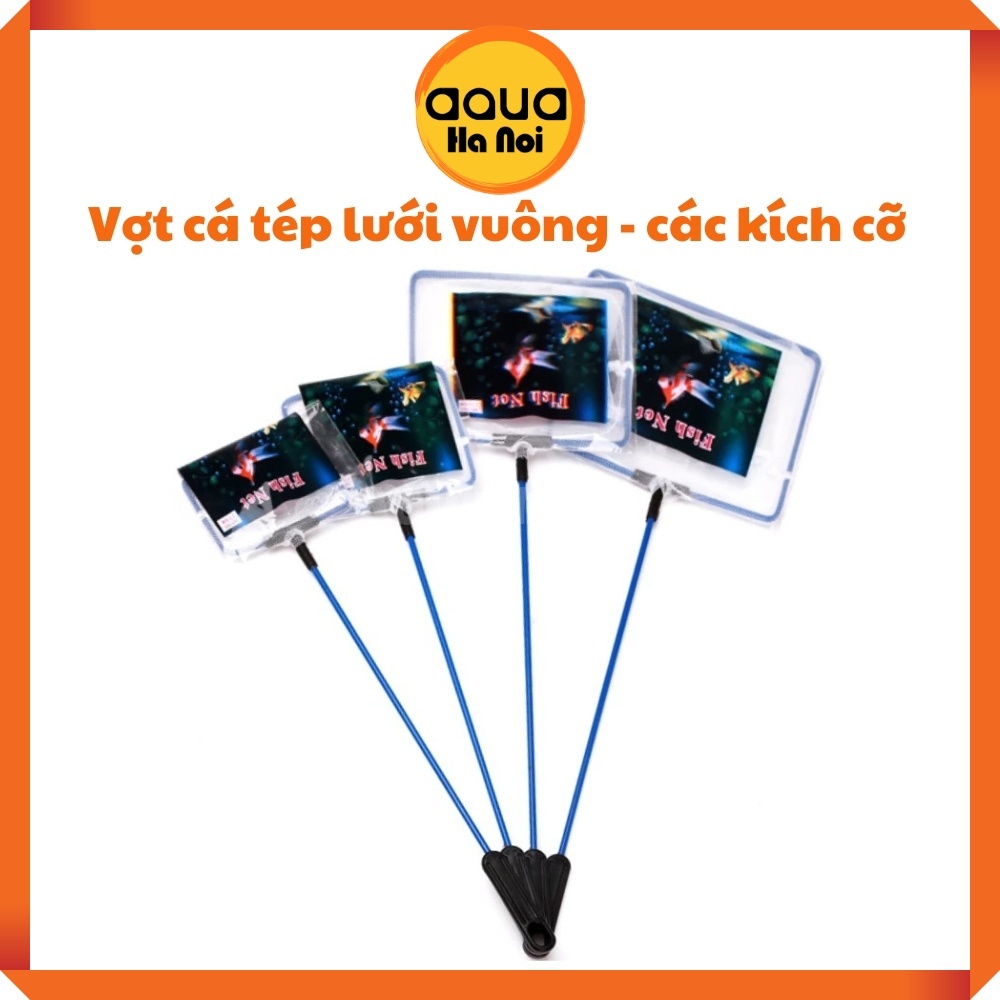 Vợt cá tép lưới vuông - các kích cỡ