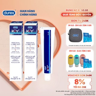 Bộ 2 gel bôi trơn Durex K-Y Jelly 50g/hộp