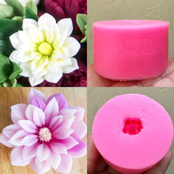 khuôn silicon hoa cúc tana CT1 hoa nga