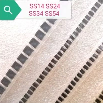 Diode Schoottky chân dán SMD SS14( 1N5819); SS24; SS34( 1N5822); SS54( SMC)