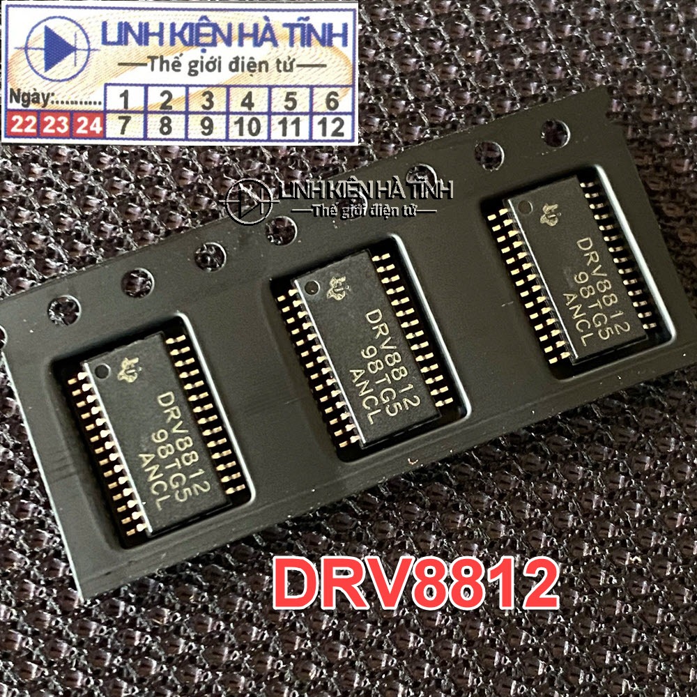 Túi 3 con IC DRV8812 8812 IC điều khiển động cơ bước