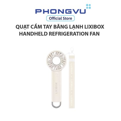 Quạt Cầm Tay Băng Lạnh Lixibox Handheld Refrigeration Fan - Beige (Quà tặng) - Không bảo hành