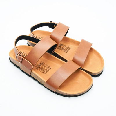 Sandal học sinh, sinh viên Birken Đế Trấu BIOLINE Official Unisex nam nữ hai quai ngang - PU15