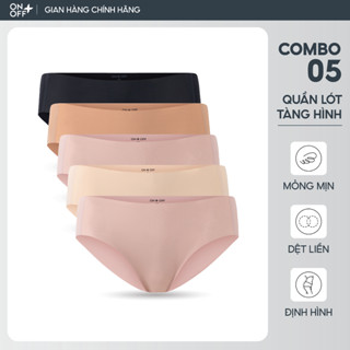 Combo 5 quần lót nữ ONOFF tàng hình Seamless Invisible - 16UY23A024