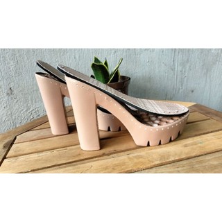 Set đế giày móc len cao 12cm