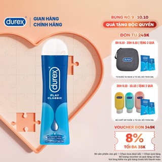 [MỚI] Gel bôi trơn Durex Classic gốc nước - Bao bì mới, cải tiến công thức thêm mượt mà, 50ML/chai