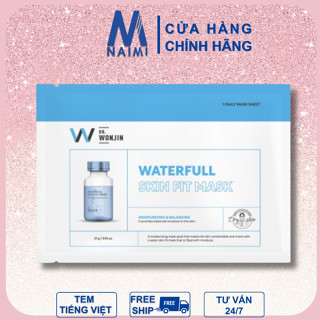  {Date 2 2026} Lẻ 01 miếng Mặt Nạ Giảm Sưng Viêm Mụn DR Wonjin Waterfull Skin Fit Mask 