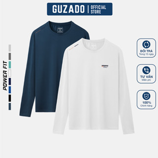 Áo Thun Nam Dài Tay GUZADO Heattech Giữ Nhiệt, Vải Cao Cấp Mềm Mịn, Co Giãn 4 Chiều Thoải Mái GDT02