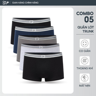 Combo 5 Quần lót nam cotton Mỹ ONOFF Baics mềm mại thấm hút an toàn cho làn da - 18UO23A035