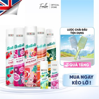  Dầu Gội Khô Batiste Dry Shampoo Hết Ngứa Hết Bết Dính Tóc Bồng Bềnh Tức Thì 200ml 